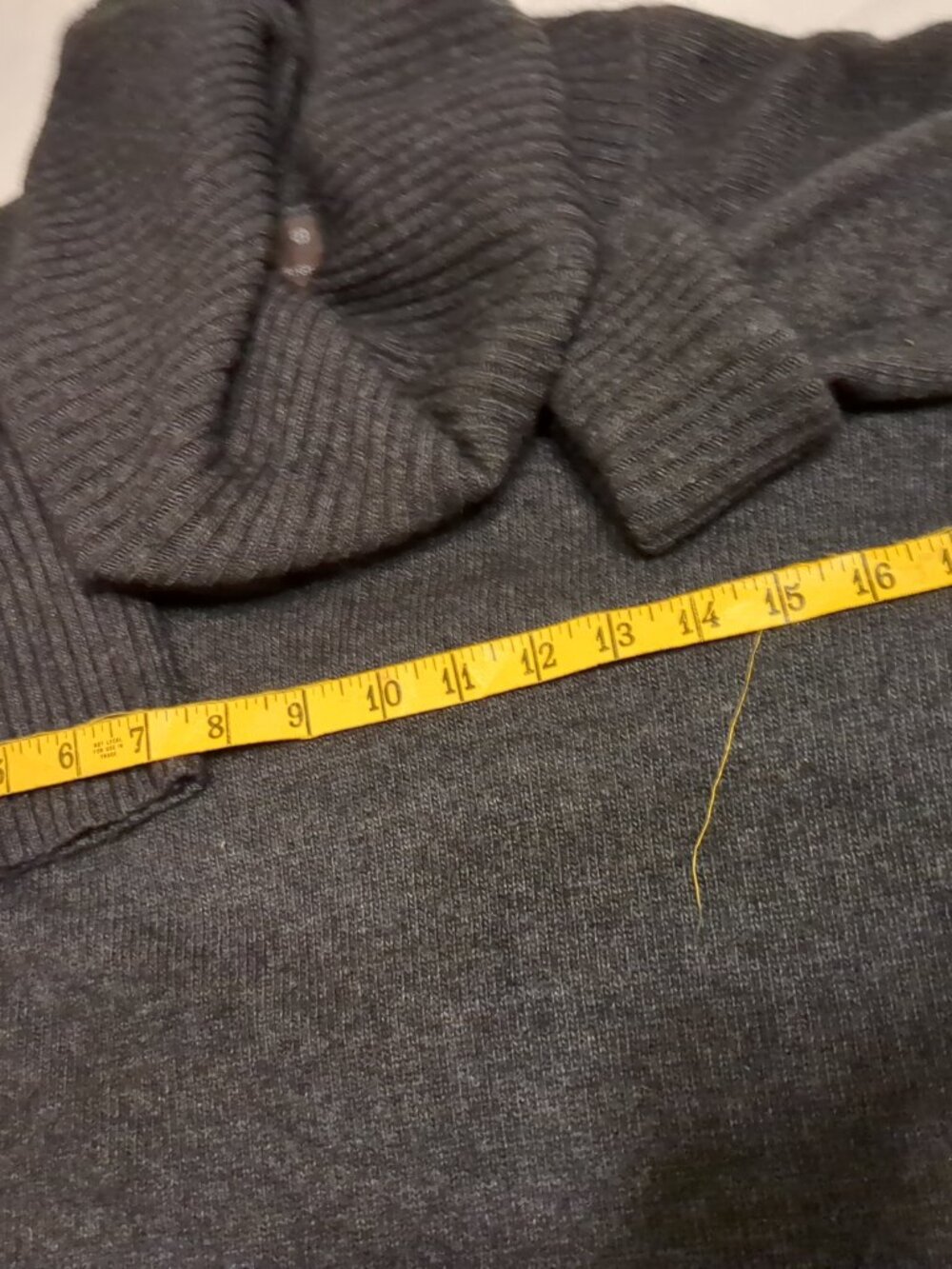 L โโ๐ฌ Long Sleeve Cowl Neck Grey Sweater - Picture 12 of 14